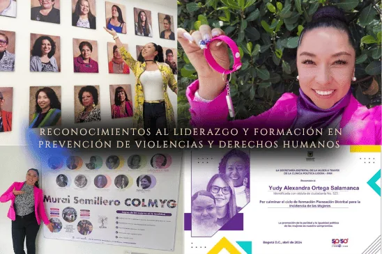 Memoria visual de reconocimientos al liderazgo y la prevención de violencias